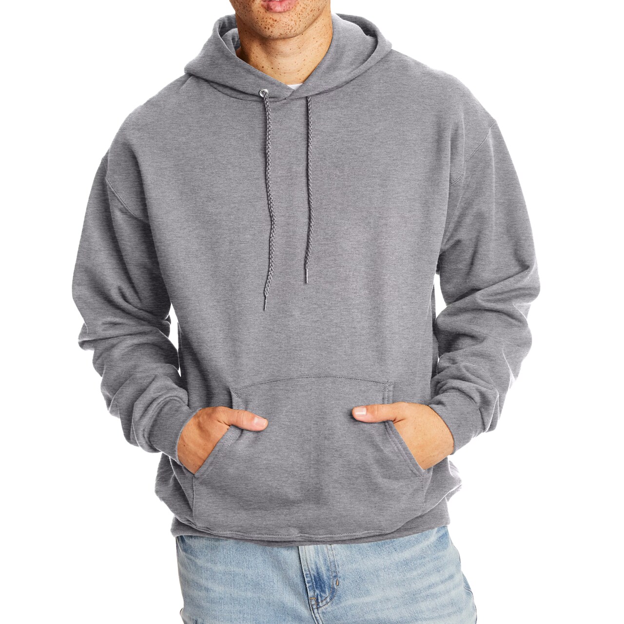 Hanes Ultimate Cotton Hoodie, Blank Heavyweight Sweatshirt for Cricut, Embroidery